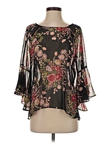 New York & Company 3/4 Sleeve Blouse (view 1)