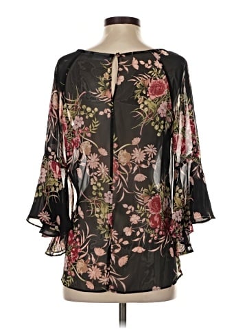 New York & Company 3/4 Sleeve Blouse (view 2)