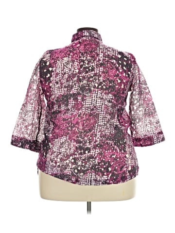 Allison Daley 3/4 Sleeve Button-Down Shirt (view 2)