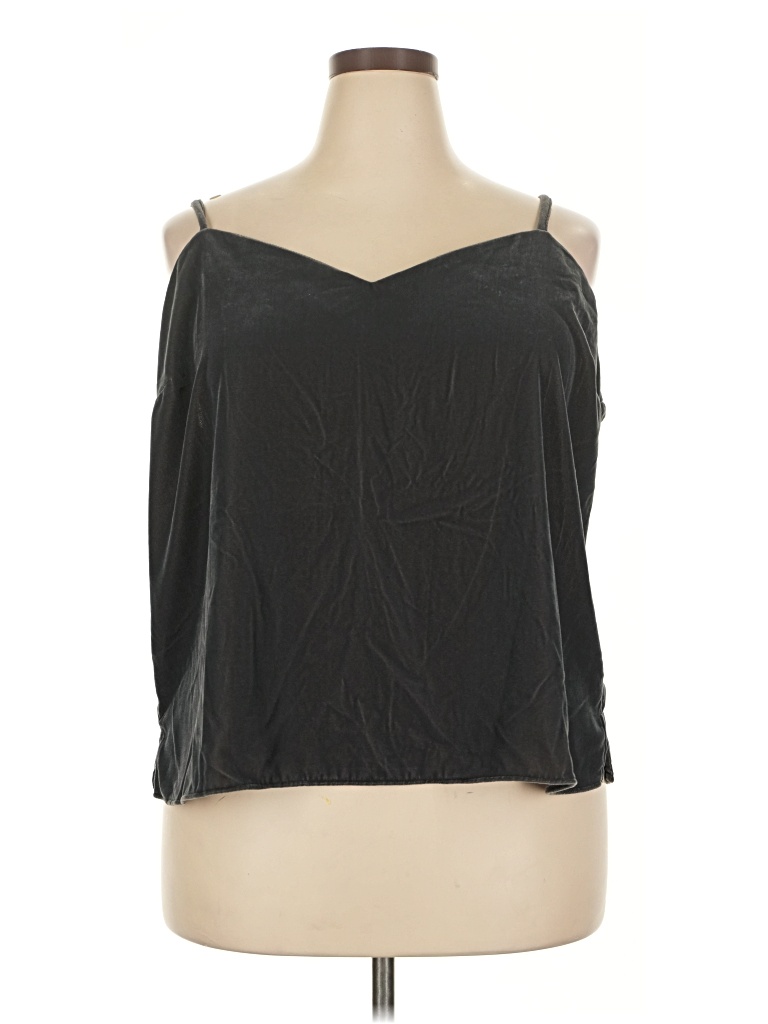 Pre-owned Old Navy Sleeveless Blouse In Black
