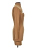 Dance & Marvel Solid Tan Cocktail Dress Size S - photo 4