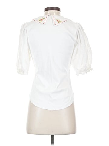 By Anthropologie Short Sleeve Blouse (view 2)