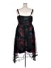 BLOOMCHIC 100% Polyester Floral Black Cocktail Dress Size 18 - 20 - photo 2