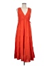 Max Studio 100% Polyester Orange Casual Dress Size M - photo 1