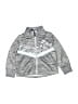 Nike Silver Zip Up Hoodie 9-12 MO / 12 MO - photo 1