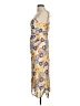 Assorted Brands 100% Polyester Floral Yellow Cocktail Dress Size M - photo 5
