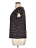 Worthington Polka Dots Black Short Sleeve T-Shirt Size 1X - photo 5