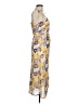 Assorted Brands 100% Polyester Floral Yellow Cocktail Dress Size M - photo 4