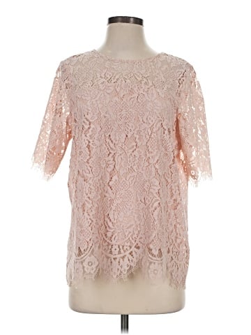 Adrianna Papell Short Sleeve Blouse (view 1)