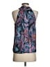 Tart Blue Sleeveless Blouse Size S - photo 2