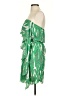 MM Couture 100% Polyester Tropical Green Cocktail Dress Size S - photo 5