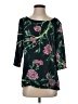 HD in Paris 100% Polyester Black 3/4 Sleeve Blouse Size 2 - photo 1