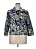 Liz Claiborne Floral Blue Blazer Size XL - photo 1