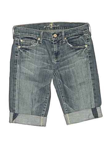 7 For All Mankind Denim Shorts (view 1)