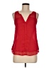 Candie's 100% Polyester Red Sleeveless Blouse Size M - photo 1