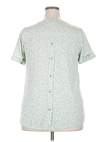 Fifty Street Short Sleeve Blouse (view 2)