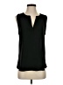 Ann Taylor LOFT 100% Polyester Black Sleeveless Blouse Size S - photo 1