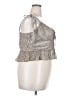American Eagle Outfitters 100% Polyester Gray Sleeveless Blouse Size XXL - photo 4