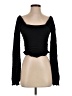 Aqua Black Long Sleeve Top Size XS - photo 1