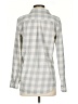 Vineyard Vines Performance 100% Polyester Checkered-gingham Gray Long Sleeve Blouse Size 4 - photo 2