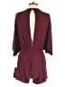 Adara Solid Burgundy Romper Size S (estimated) - photo 2