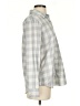 Vineyard Vines Performance 100% Polyester Checkered-gingham Gray Long Sleeve Blouse Size 4 - photo 4