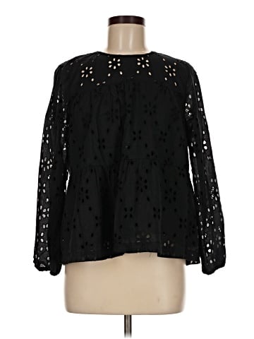 J.Crew Factory Store Long Sleeve Blouse (view 1)