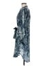 J.Crew Paisley Blue Casual Dress Size 6 - photo 5