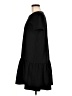 Zara Basic Solid Black Casual Dress Size M - photo 5