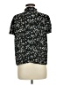 Shein 100% Polyester Floral Black Short Sleeve Blouse Size L - photo 2