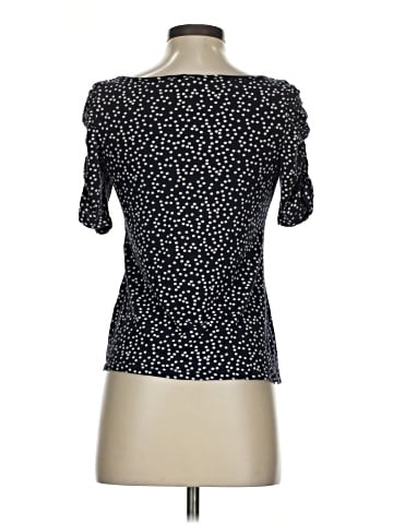 Little Yellow Button Short Sleeve Top (view 2)