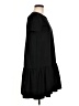 Zara Basic Solid Black Casual Dress Size M - photo 4
