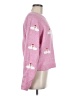 Cupcakes & Cashmere Hearts Pink Pullover Sweater Size M - photo 4