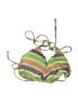 Unbranded Stripes Green Swimsuit Top Size M (estimated) - photo 1