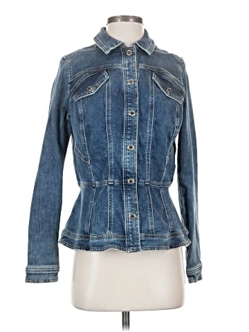 White House Black Market Denim Jacket (view 1)
