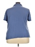 Notations 100% Polyester Blue Short Sleeve Blouse Size 3X - photo 2