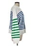 Sundry Stripes White Pullover Sweater Size Lg (3) - photo 4