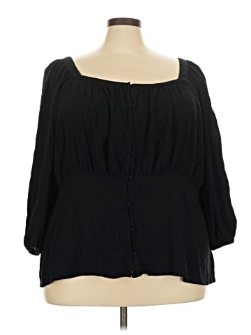 Old Navy 3/4 Sleeve Blouse (view 1)