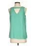 Tinley Road 100% Polyester Teal Sleeveless Blouse Size S - photo 1