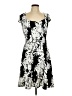 Style&Co Tropical Black Cocktail Dress Size 10 - photo 1