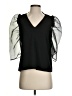Crosby 100% Polyester Black 3/4 Sleeve Blouse Size S - photo 1