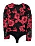 Express 100% Polyester Red Bodysuit Size S - photo 2