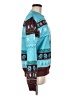 Unbranded Print Teal Pullover Sweater Size M - photo 4