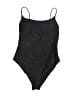 H&M Solid Black One Piece Swimsuit Size SmEstimated - photo 2