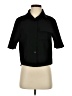Fashion Black 3/4 Sleeve Button-Down Shirt Size 2 - photo 1