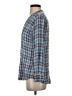 Soft Joie 100% Rayon Plaid Blue Long Sleeve Blouse Size XS - photo 5