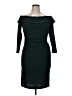 Xscape 100% Polyester Solid Green Cocktail Dress Size 14 (petite) - photo 1