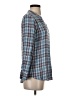 Soft Joie 100% Rayon Plaid Blue Long Sleeve Blouse Size XS - photo 4