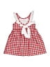 Assorted Brands Checkered-gingham Red Dress 9-12 MO / 12 MO - photo 2