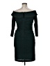 Xscape 100% Polyester Solid Green Cocktail Dress Size 14 (petite) - photo 2